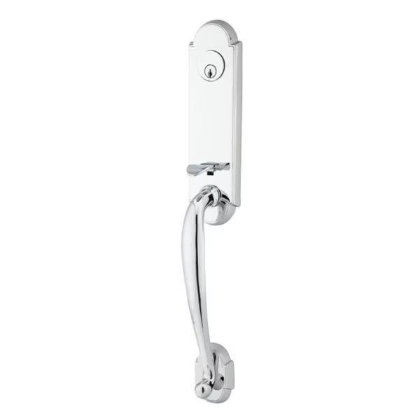 Bright Chrome Handleset F133343RLUS26RH212, EMTEK, Mfr# F133343RLUS26RH212